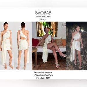 Zadeh mini dress by BAOAB